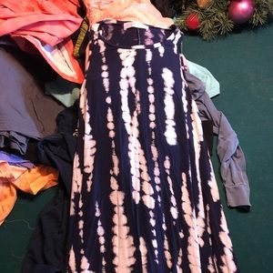Sleeveless tye dye dress
